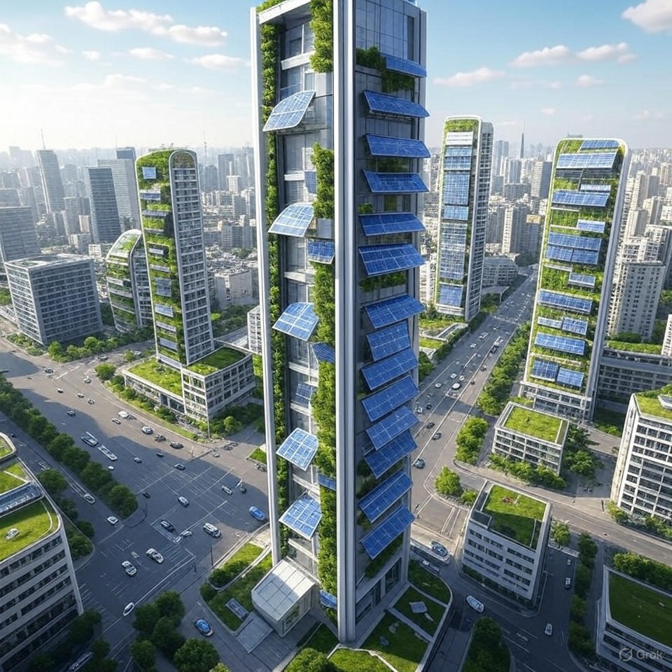 The city of the future through the eyes of an architect: from sustainability to smart homes