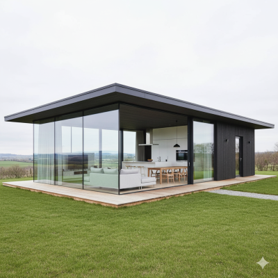Modern studio house