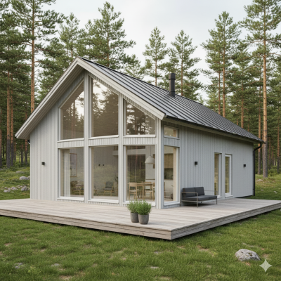 Scandinavian cottage